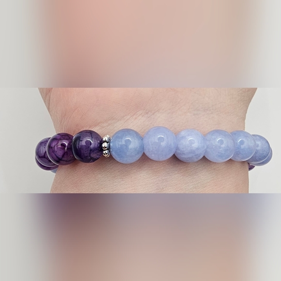 Handmade natural gemstone bracelet - Picture 5 of 5